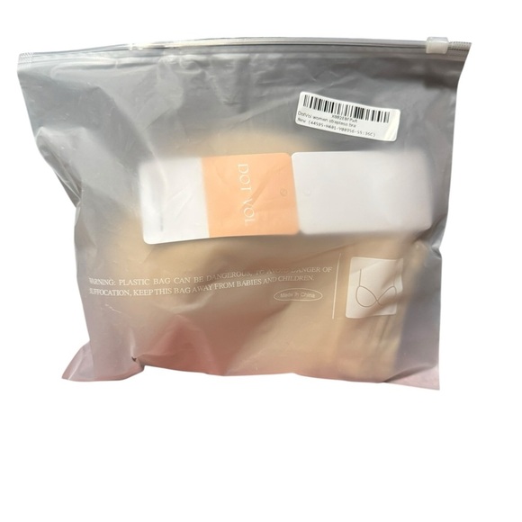 NWT DotVol Strapless Convertable Beige Nude Bra 36 C NEW - Picture 4 of 10